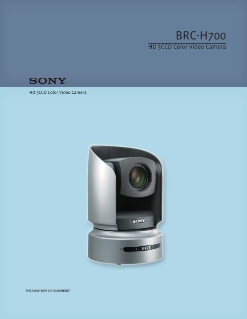 Sony BRC-H700 HD Remote Camera - Budget Video Rentals