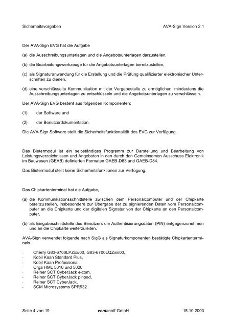 Zertifizierungsreport AVA-Sign Version 2.1 - T-systems-zert.de