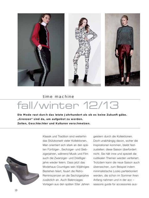 fall •• winter •• 12/13 seasons guide for accessories - acc media