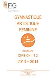Division 1 - FÃ©dÃ©ration francophone de Gymnastique