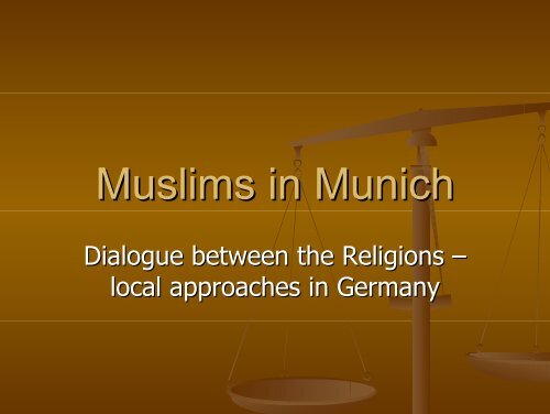 Muslims in Munich - Philip Anderson