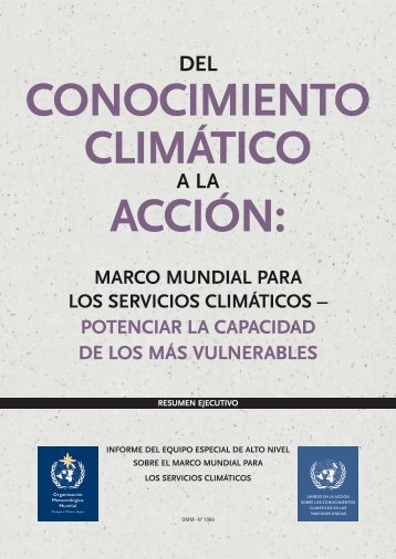 marco mundial para los servicios climÃ¡ticos - E-Library - WMO