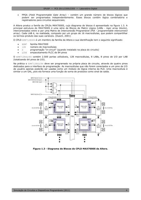 Simulação de Circuitos e Dispositivos Programáveis - PCS - USP