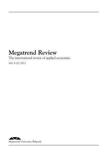 Megatrend Review - Megatrend revija