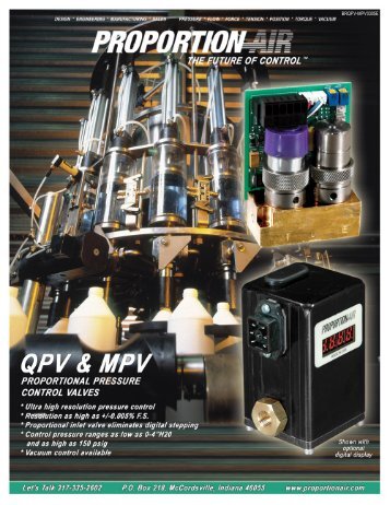 QPV/MPV Brochure - Equilibar