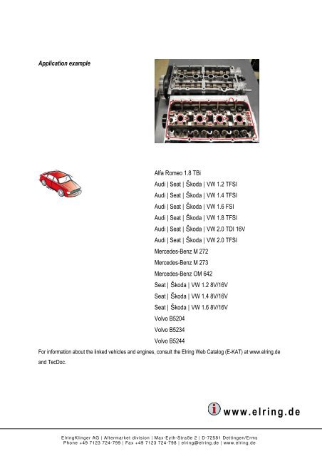 Gasket Valve Cover 461.680