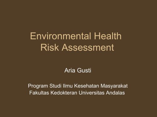 risk assessment