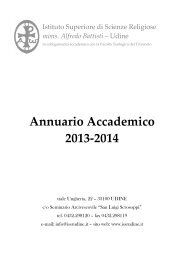 Annuario Accademico 2013-2014 - Issrudine.it