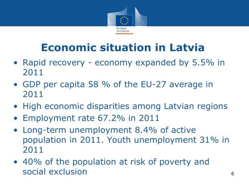 Position Paper Latvia - ES fondi