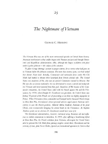 The Nightmare of Vietnam - Journeytohistory