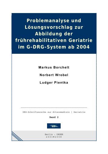 Problemanalyse und Lösungsvorschlag zur Abbildung der ...