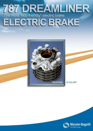 electric brake for the Boeing 787 - Messier-Bugatti-Dowty