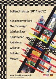 Lolland Falster 2011-2012 - Den lille turisme