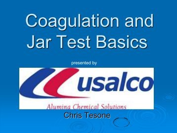 Coagualation & Jar Testing Basics - Ohiowater.org