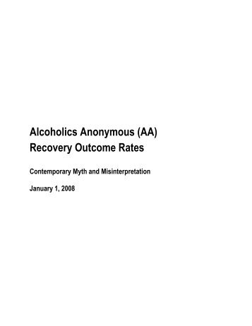 (AA) Recovery Outcome Rates - Orange Papers