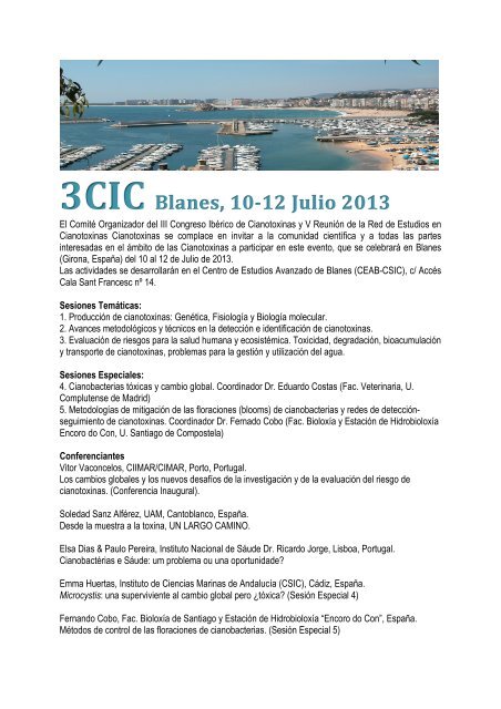 2Circular_3CIC_Blanes2013-ES - CEAB