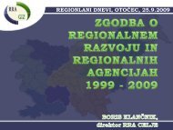 Vloga in delovanje GIZ RRA - ZRC SAZU