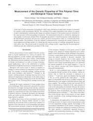 Measurement of the Osmotic Properties of Thin Polymer Films and ...