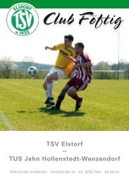 TSV Elstorf â TUS Jahn Hollenstedt-Wenzendorf ClubFÃ¶ftig