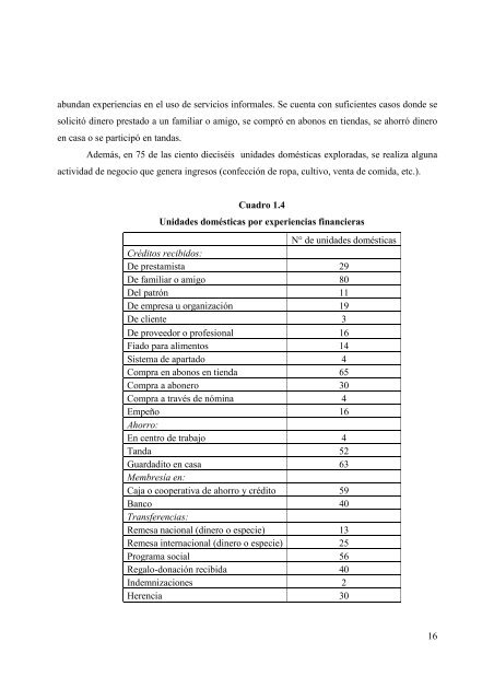 Ahorro y CrÃ©dito en unidades domÃ©sticas mexicanas - Bansefi