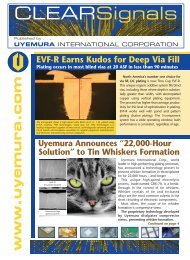 Uyemura PCB Newsletter - Uyemura International Corp.