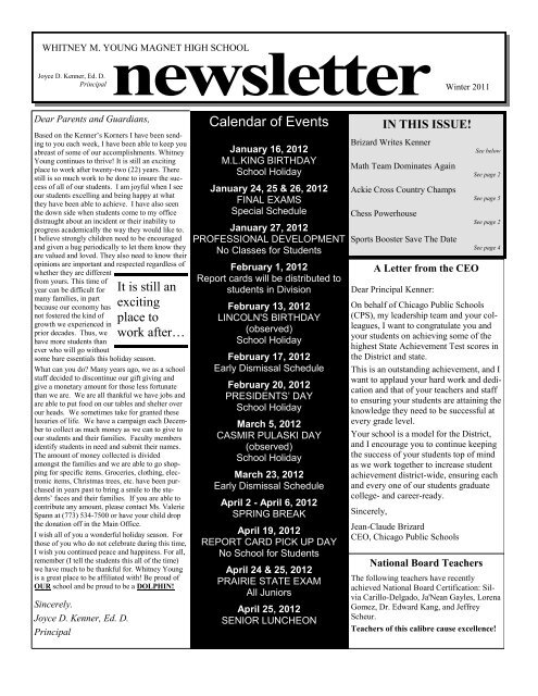 09 Winter 2011.pdf - Whitney M. Young Magnet High School
