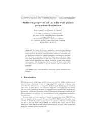 Statistical properties of the solar wind plasma parameters fluctuations