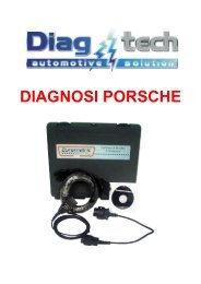 Scheda tecnica Diagnosi Porsche - DiagTech