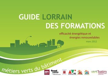 GUIDE LORRAIN DES FORMATIONS - Inffolor