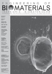 61 - Polskie Stowarzyszenie BiomateriaÅÃ³w