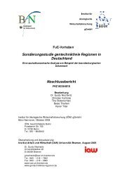 Sondierungsstudie gentechnikfreie Regionen in Deutschland ...