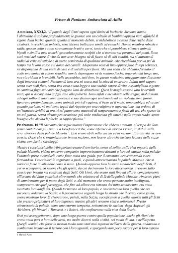 I frammenti della Storia di Prisco di Panion, tratti da Giovanni d ...