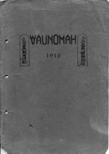 1916 Yearbook - Washougal School District!