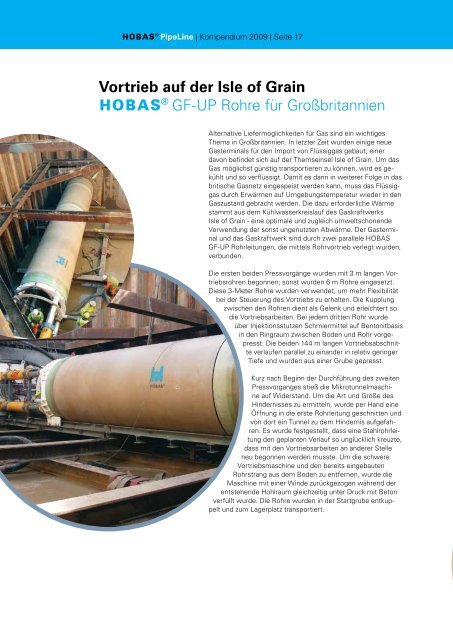 Rohren - Hobas Rohre GmbH