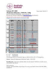 Schema HT 2008 Medicinsk bildanalys, NMIV09, 7,5Hp - KTH