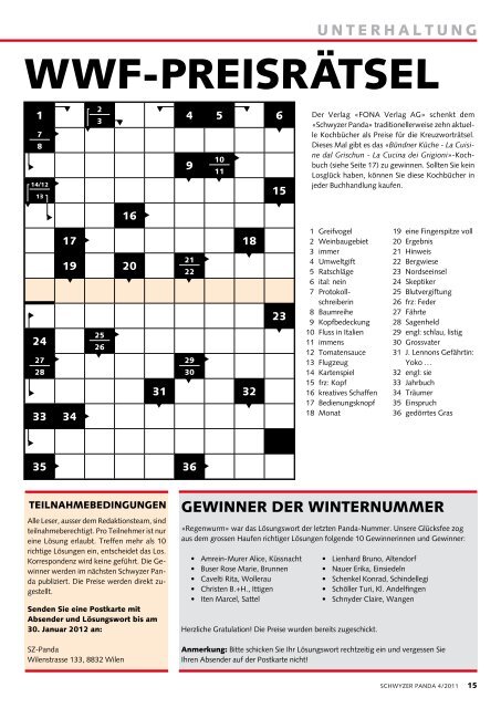 Schwyzer - WWF Schwyz