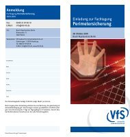 Perimetersicherung - Verband fÃ¼r Sicherheitstechnik â VfS