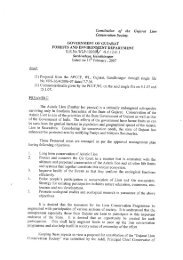 Constitution of the Gujarat Lion Conservation Society. - Forests ...