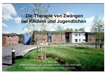 Die Therapie von ZwÃ¤ngen bei Kindern und Jugendlichen