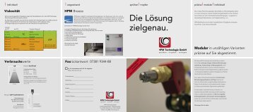 HPM Produktportfolio - hpmtechnologie.de