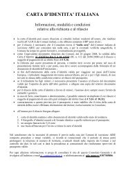 CARTA D'IDENTITA' ITALIANA - Consolato generale d'Italia a Metz