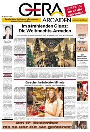 20.000 Geschenkideen Xenos macht das Schenken ... - Gera Arcaden