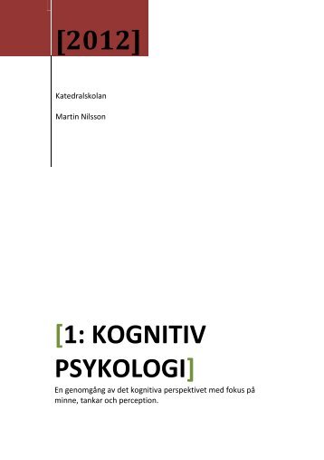 kogntiv-psykologi-bok