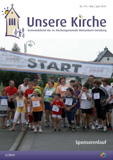 Unsere Kirche 2/2013 Mai bis Juni - Evangelische Kirchengemeinde ...