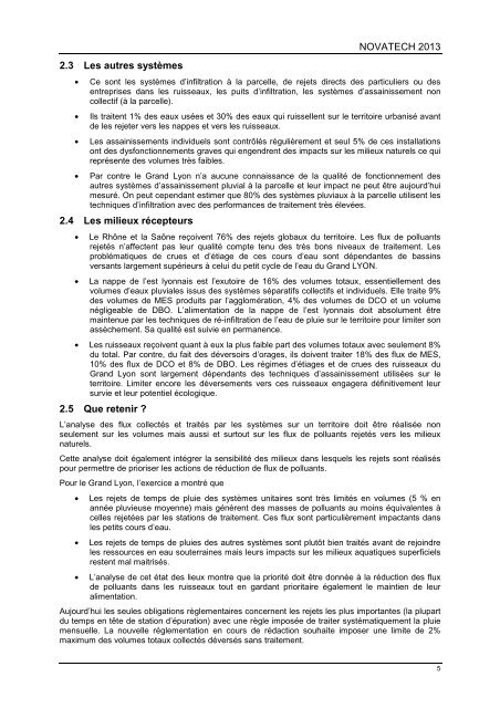 Bilan de 20 ans de politique publique Â« eaux pluviales Â» au Grand ...