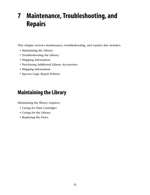 Spectra 2K User Guide - Spectra Logic