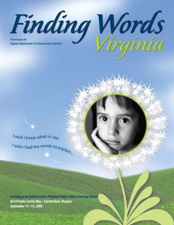 Finding Words - Virginia Department of Criminal Justice Services