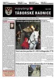 Noviny TÃ¡borskÃ© Radnice 2005 - ÅÃ­jen