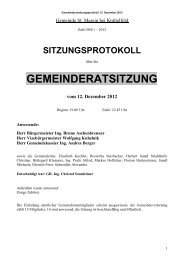 Gemeinderatssitzungsprotokoll 2012.12.12 - St. Marein bei Knittelfeld