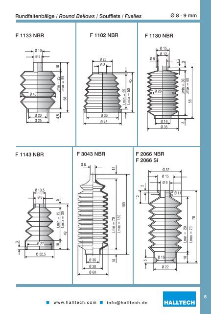 Bellows F 04.1 Catalog - Halltech